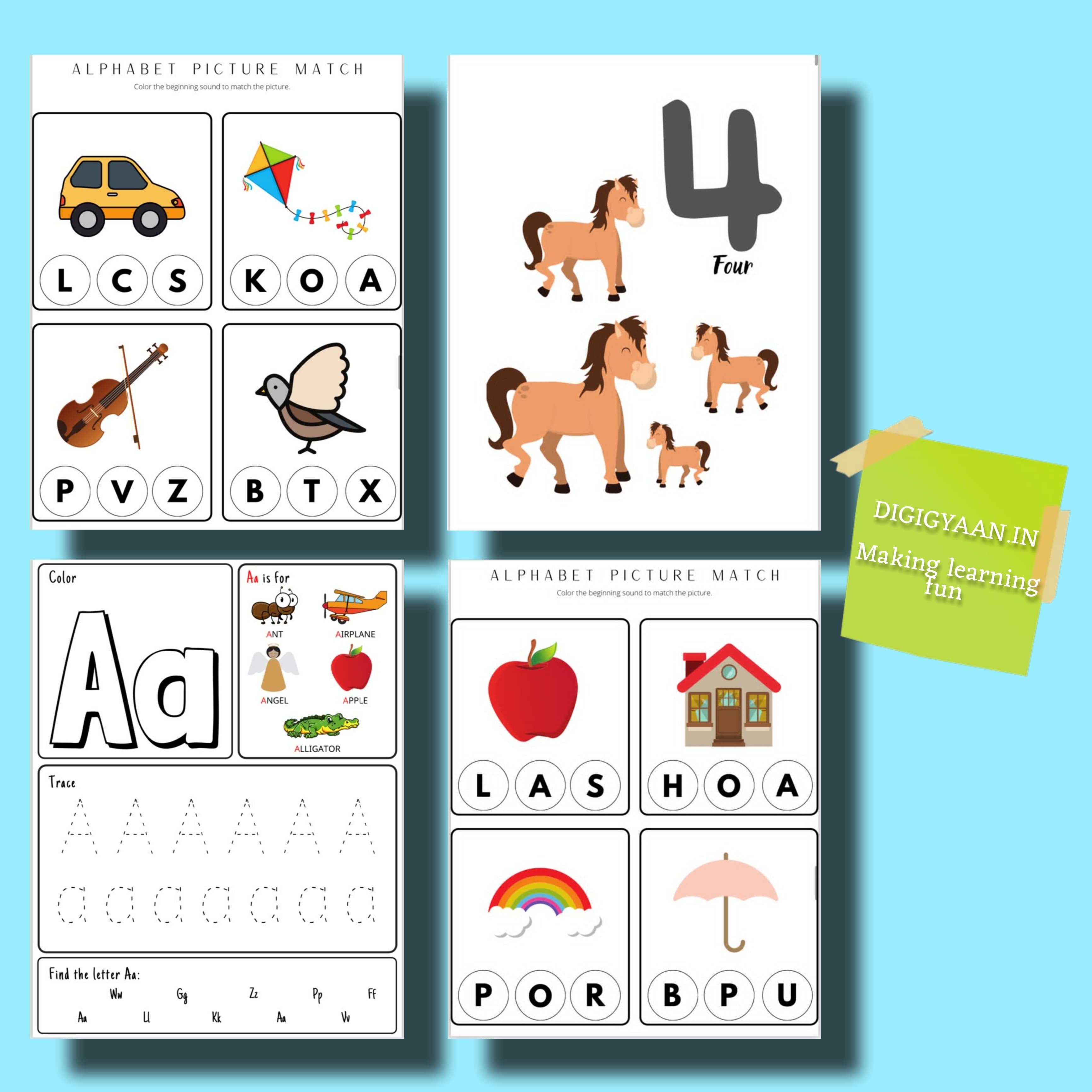 NURSERY PRESCHOOL WORKSHEET